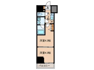 PREMIUM CUBE G 後楽園の物件間取画像